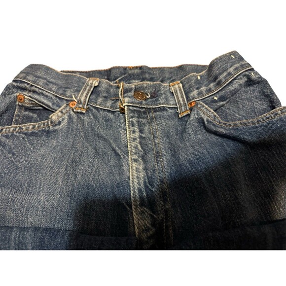 70s white tab Horse Big E Talon High Waist Levi’s  W/white Tab Pearl Button RARE - Picture 11 of 16